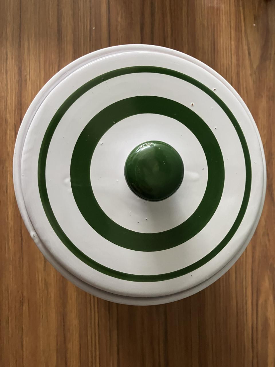 Mooie Rumtopf pot met deksel