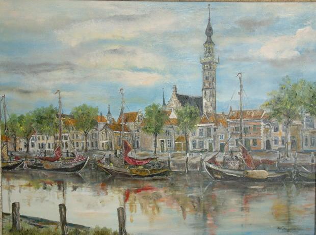 Schilderijen  Jac Caljouw Arnemuiden