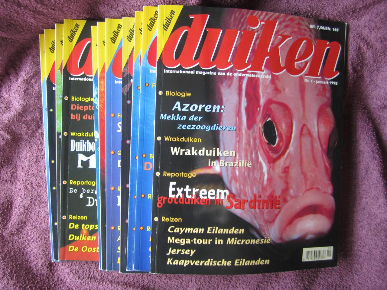 Watersport Boek Jaargang Duiken 1998