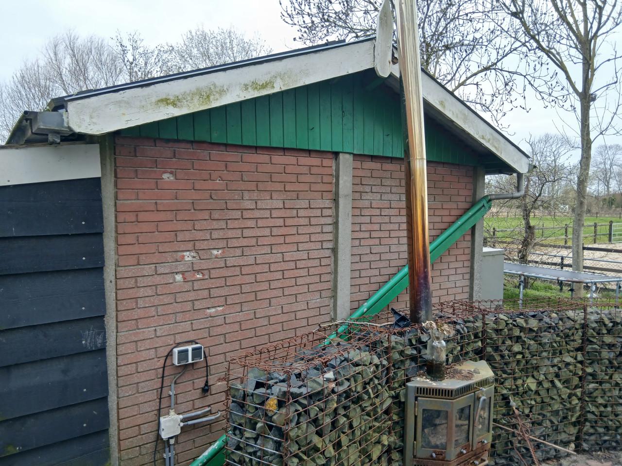 Gratis garage, zelf demonteren 6,2 x 3,2m