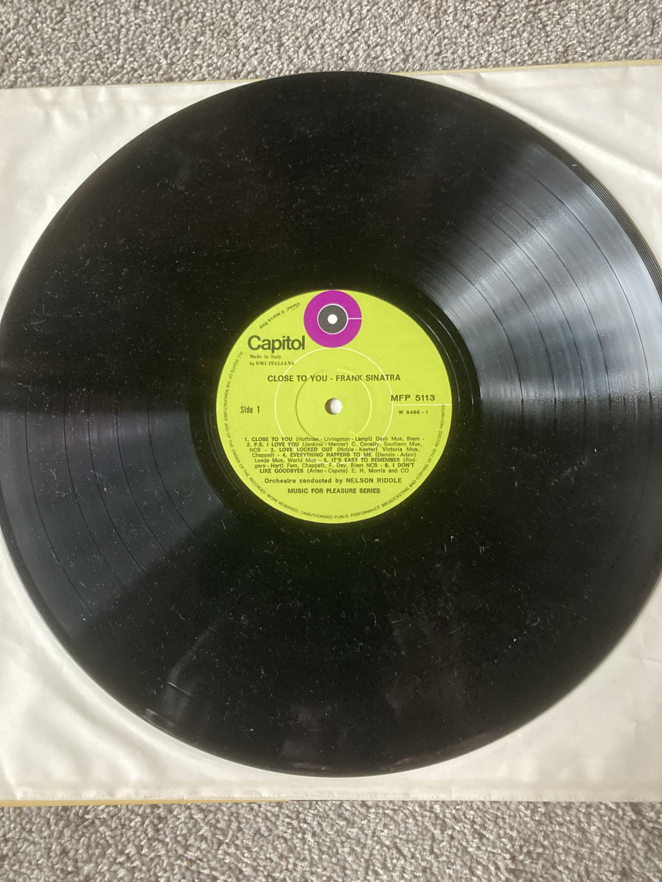 Frank Sinatra met Nelson Riddle MFP 5113