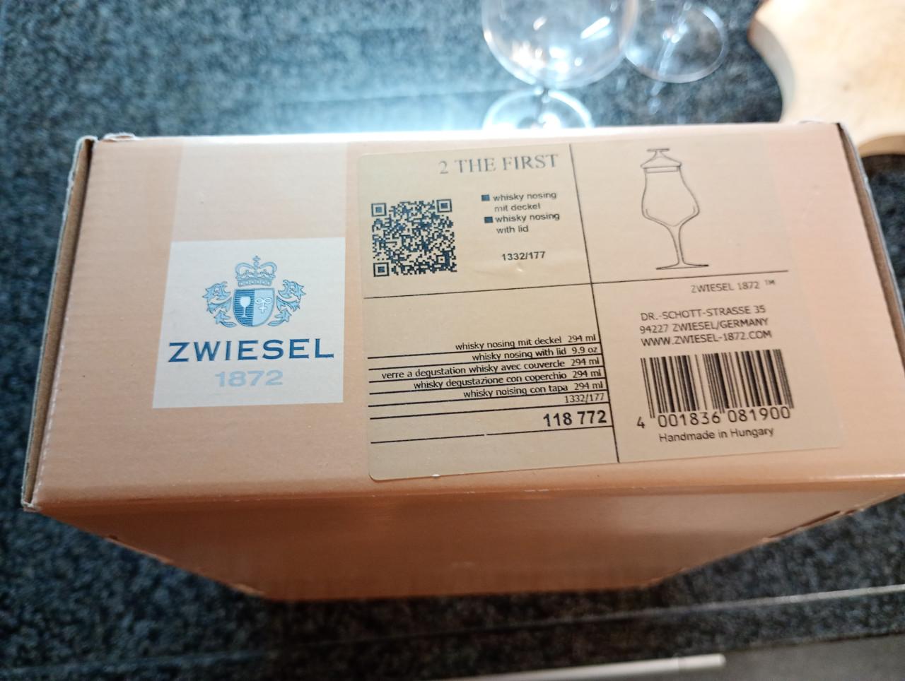 ZWIESEL 2 Whisky glazen '"The First"