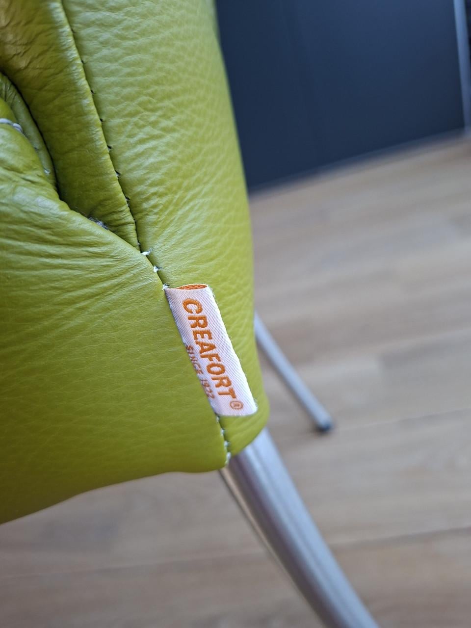 Set van 6 design eetkamerstoelen, merk creafort