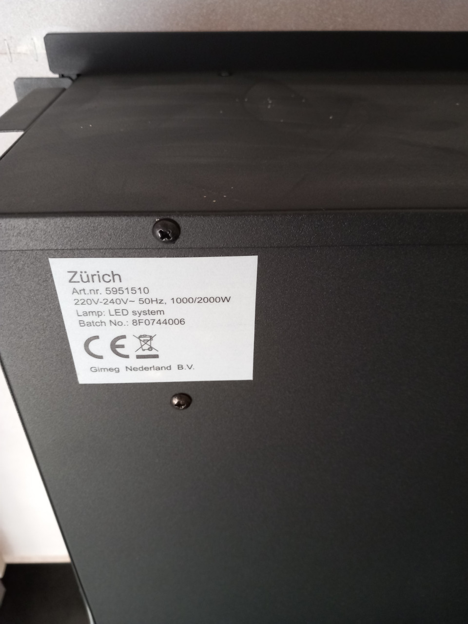 Sfeerhaard elektrisch