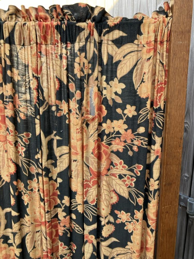 3-delig antiek eiken Kamerscherm