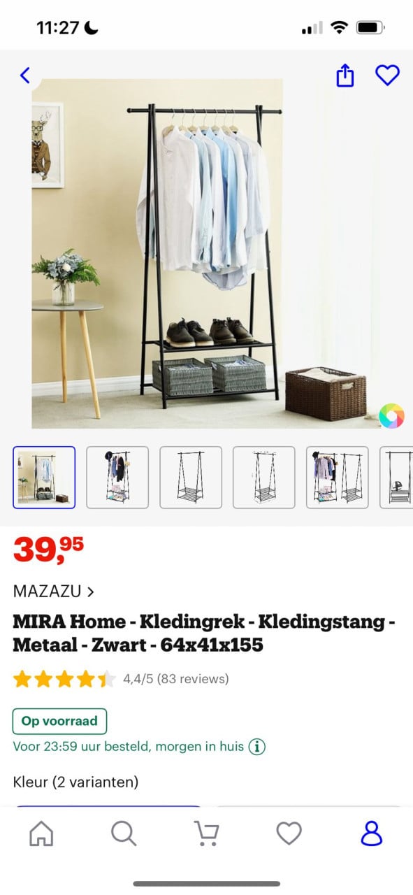Kledingrek MIRA home