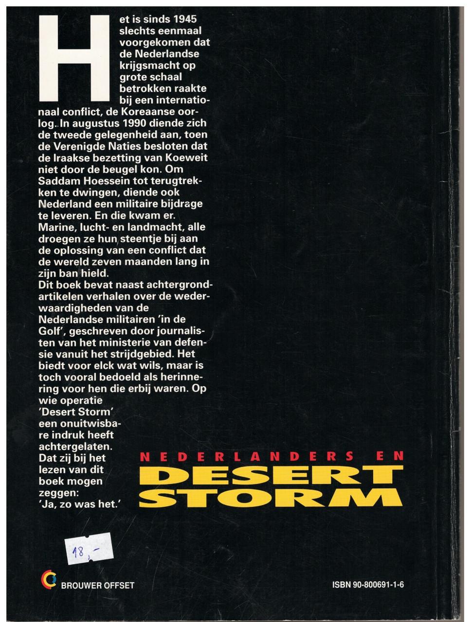 Nederlanders en Desert Storm