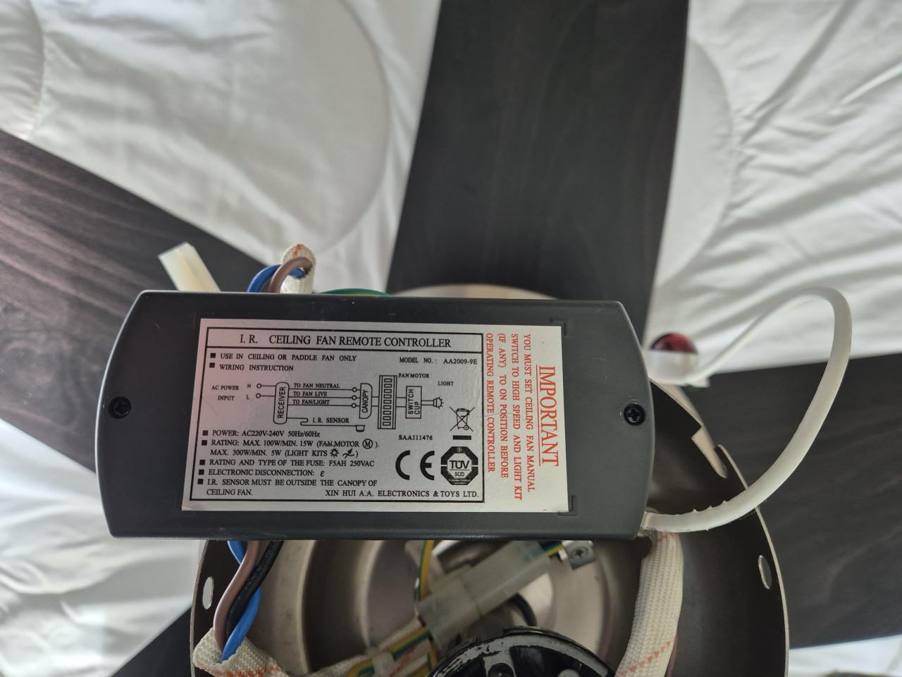 -ZGAN- Plafondventilator met verlichting