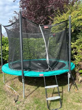 BERG Favorit Trampoline 330 cm met veiligheidsnet, ladder en ankerset