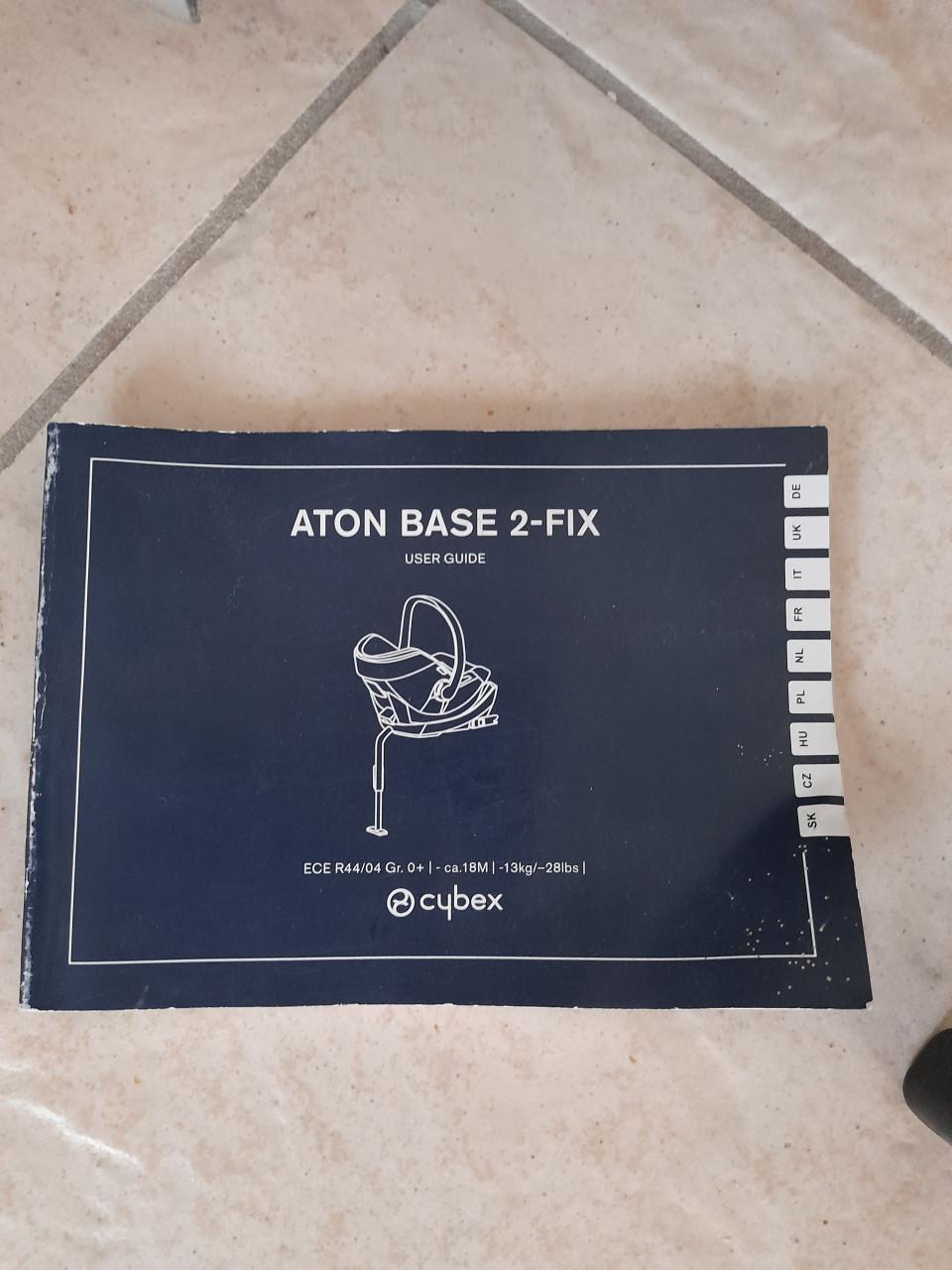 Cybex Aton base 2-fix (in goede nette staat) 0 / 9 kg (isofix)