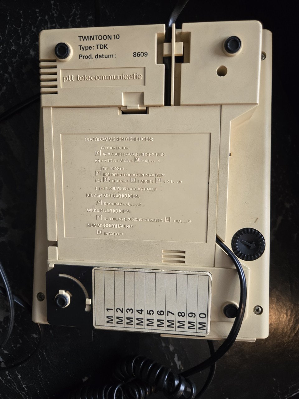 Twintone 10, Type: TDK PD , 1986,