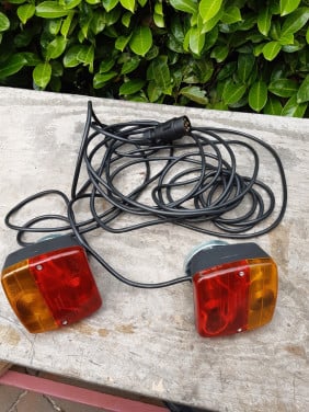 Verlichtingsset 7-polig 7,5 m kabel met magneet