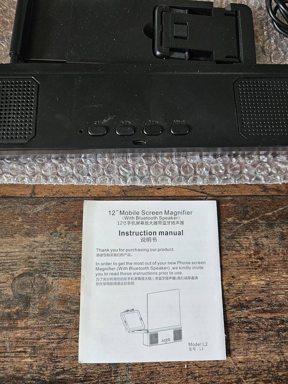 Nieuwe Mobiele telefoon Schermversterker met Bluetooth
