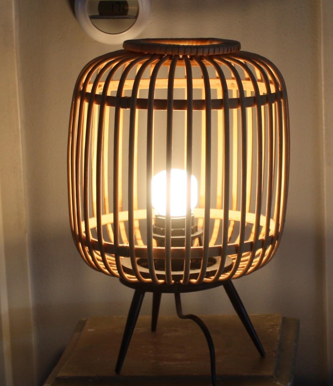 Bamboe tafellamp