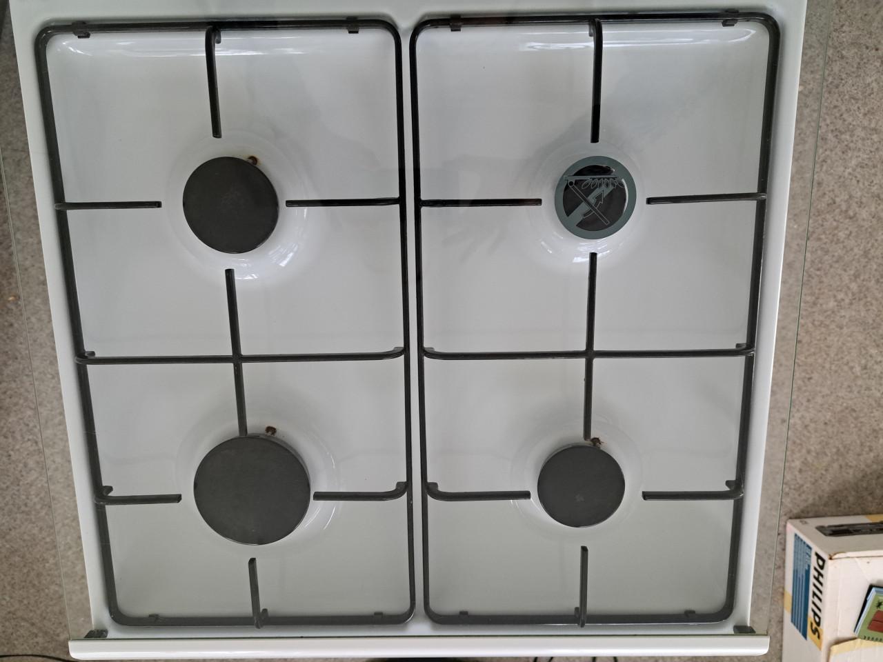 Gasfornuis met electrische oven