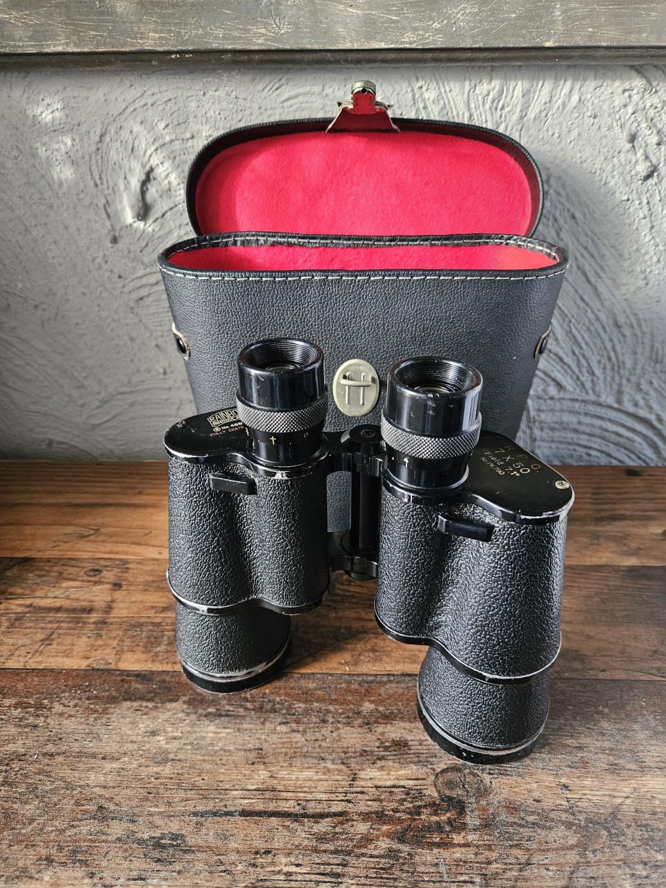 Vintage Rainbow Verrekijker 7x50 met originele tas