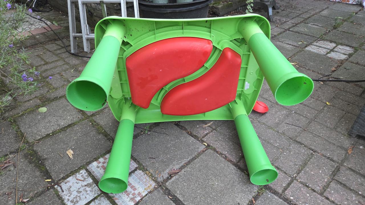 Zand- en watertafel met deksel