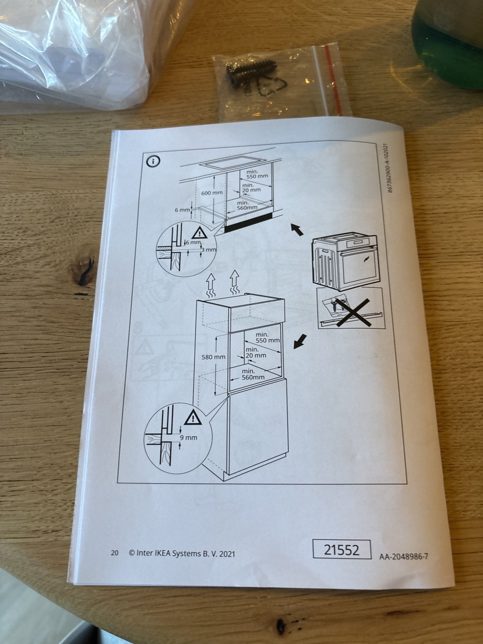 IKEA oven Eftersmak