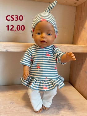 Baby born / babyborn set. Opbrengst KiKa. Poppenkleertjes.