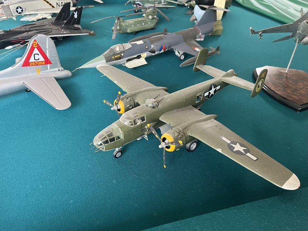 Verzameling vliegtuigmodellen