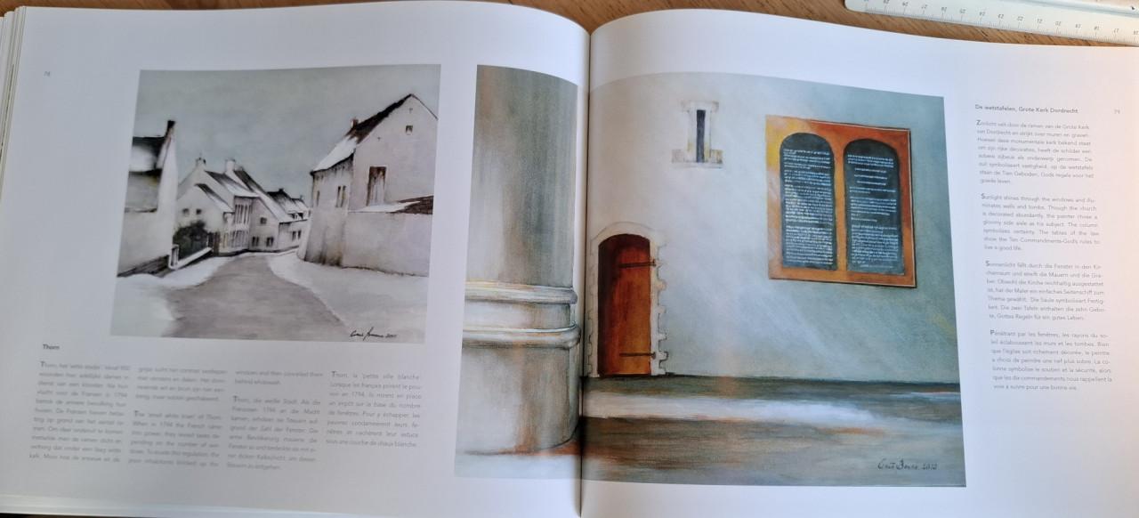 Land, Licht & Water, Holland in aquarel, door Arie Boers