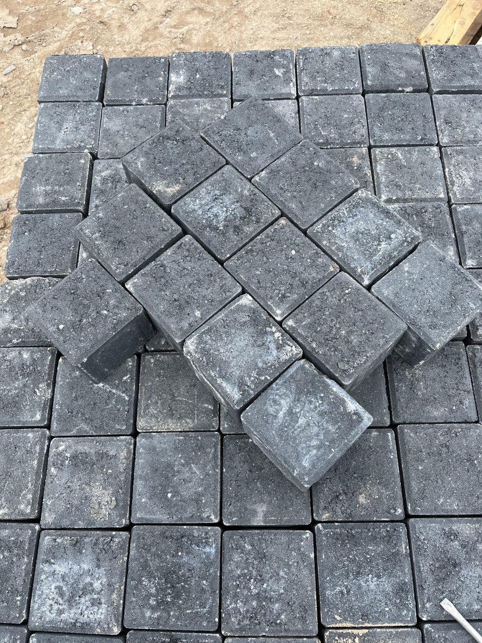 Klinkers 10x10 cm antraciet