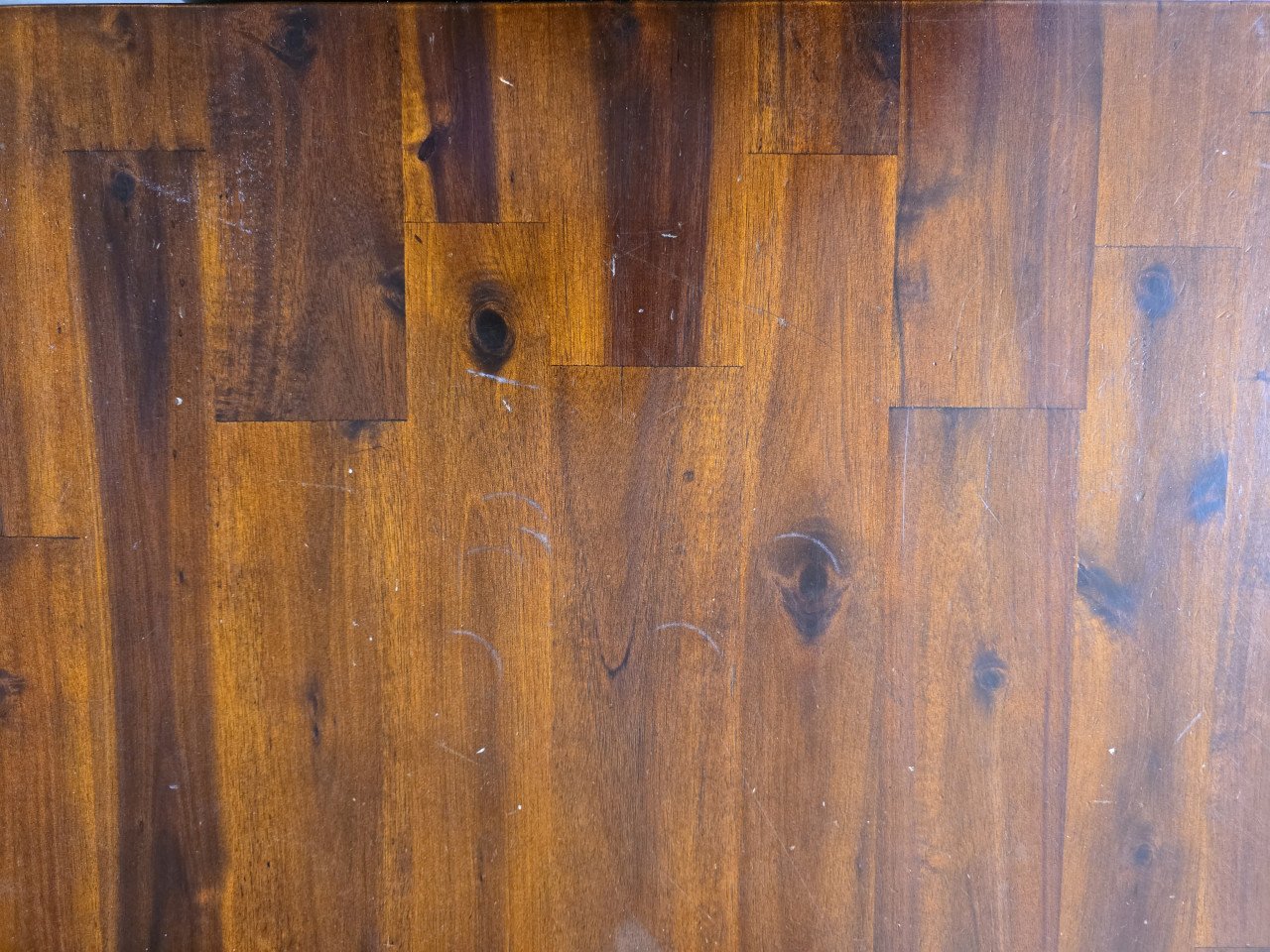 Eettafel, massiefhout 120x90