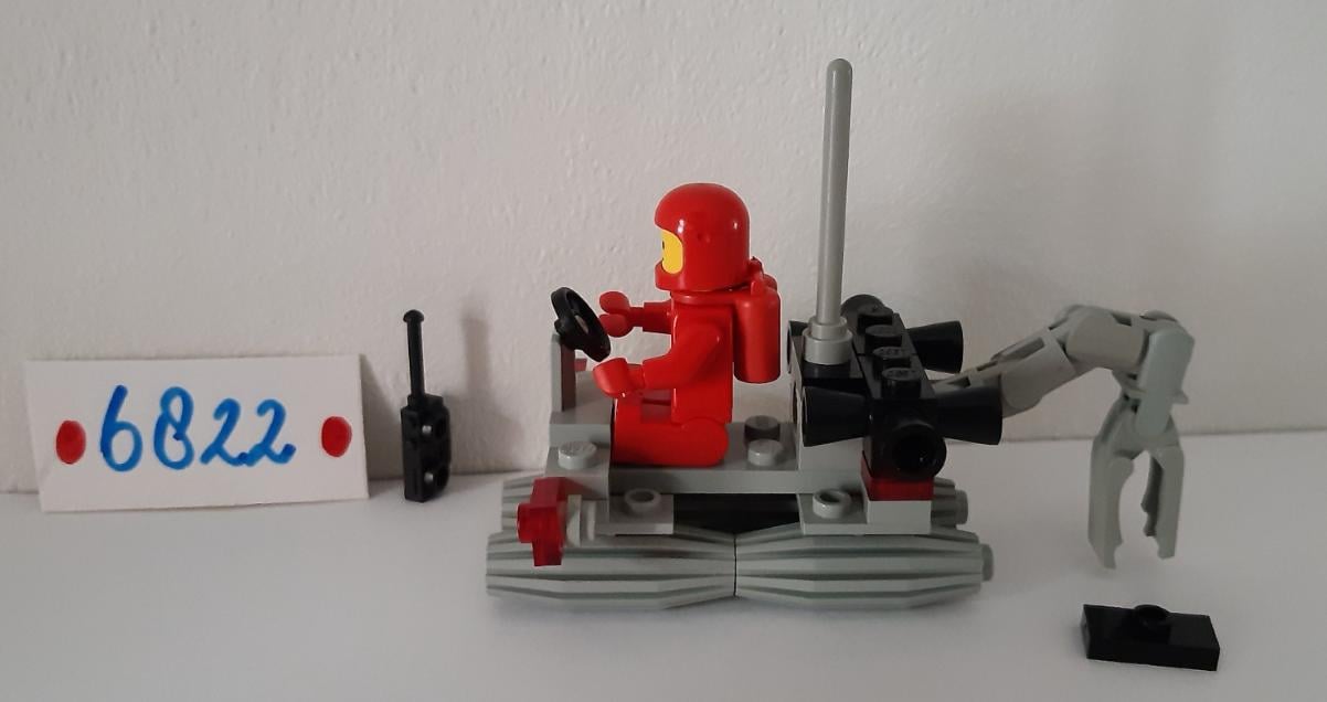 Lego Classic Space 6822: Space Digger, ruimtevaart, graafmachine.