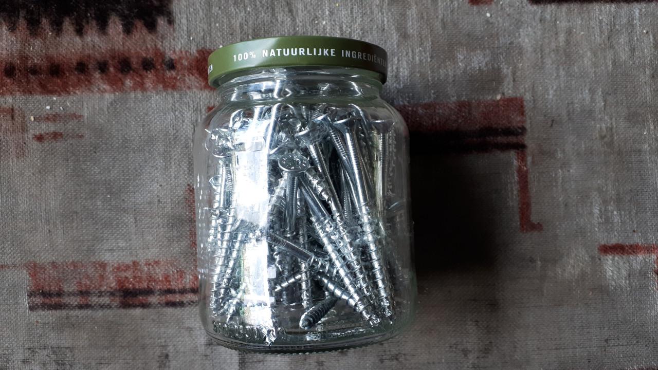 100 st Schroeven 5x70 staal verzinkt