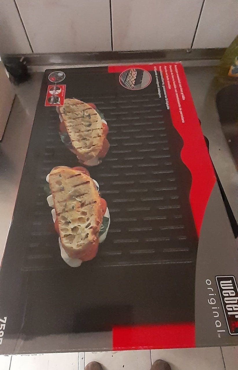 Weber bakplaat spirit 200 serie