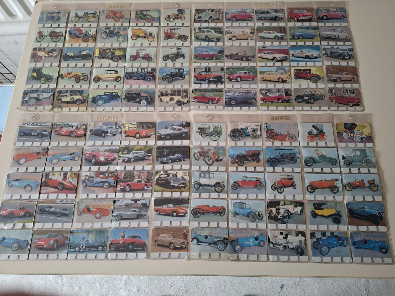 Vellen platic hoezen, afbeeldingen mini auto's