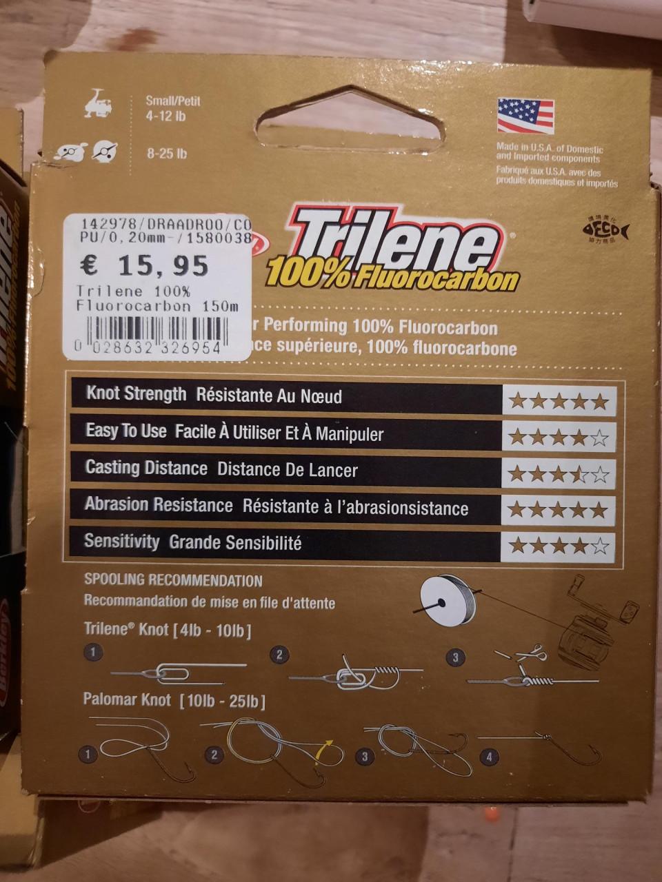 Berkley trilene fluorocarbon lijn