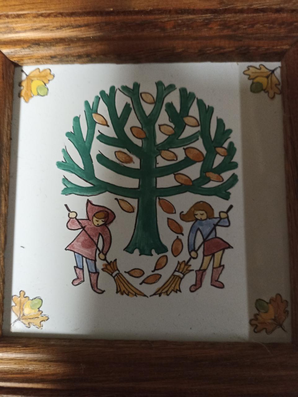 Westraven keramiek DE 4  JAARGETIJDEN"