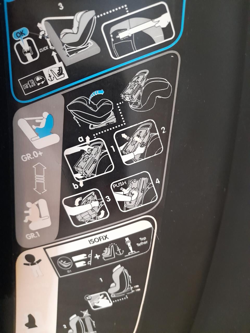 Maxi cosi millo fix  0/18 kg (in goede schone staat ) met isofix