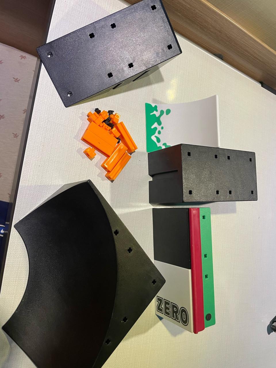 Finger skateboard baan