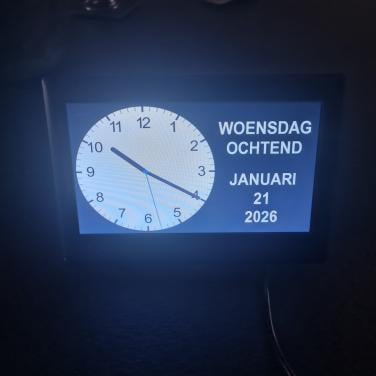 Digitale senioren/ dementie klok