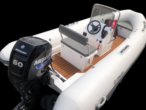 NIEUWE Coralsea (ZODIAC) de Luxe RIB met Mercury 60pk 4-takt motor