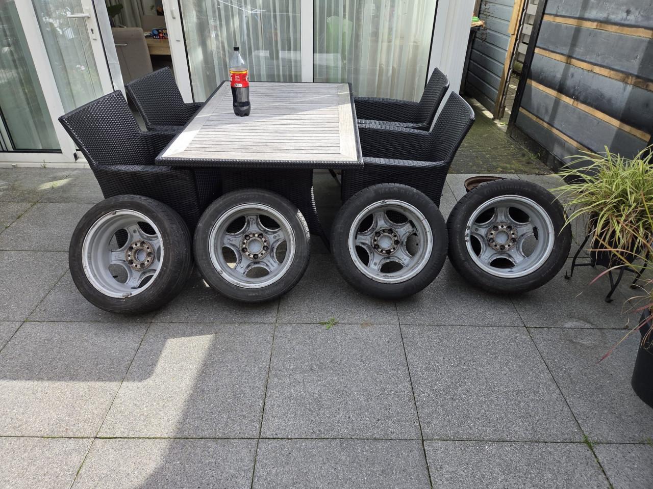 Mooie LM velgen met goede banden voor Mercedes "A" klasse 15"