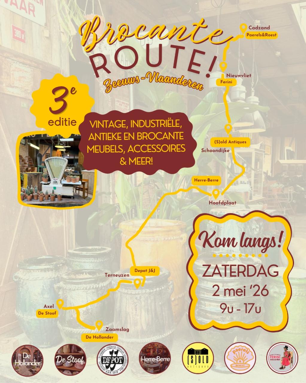 Brocante route Zeeuws Vlaanderen