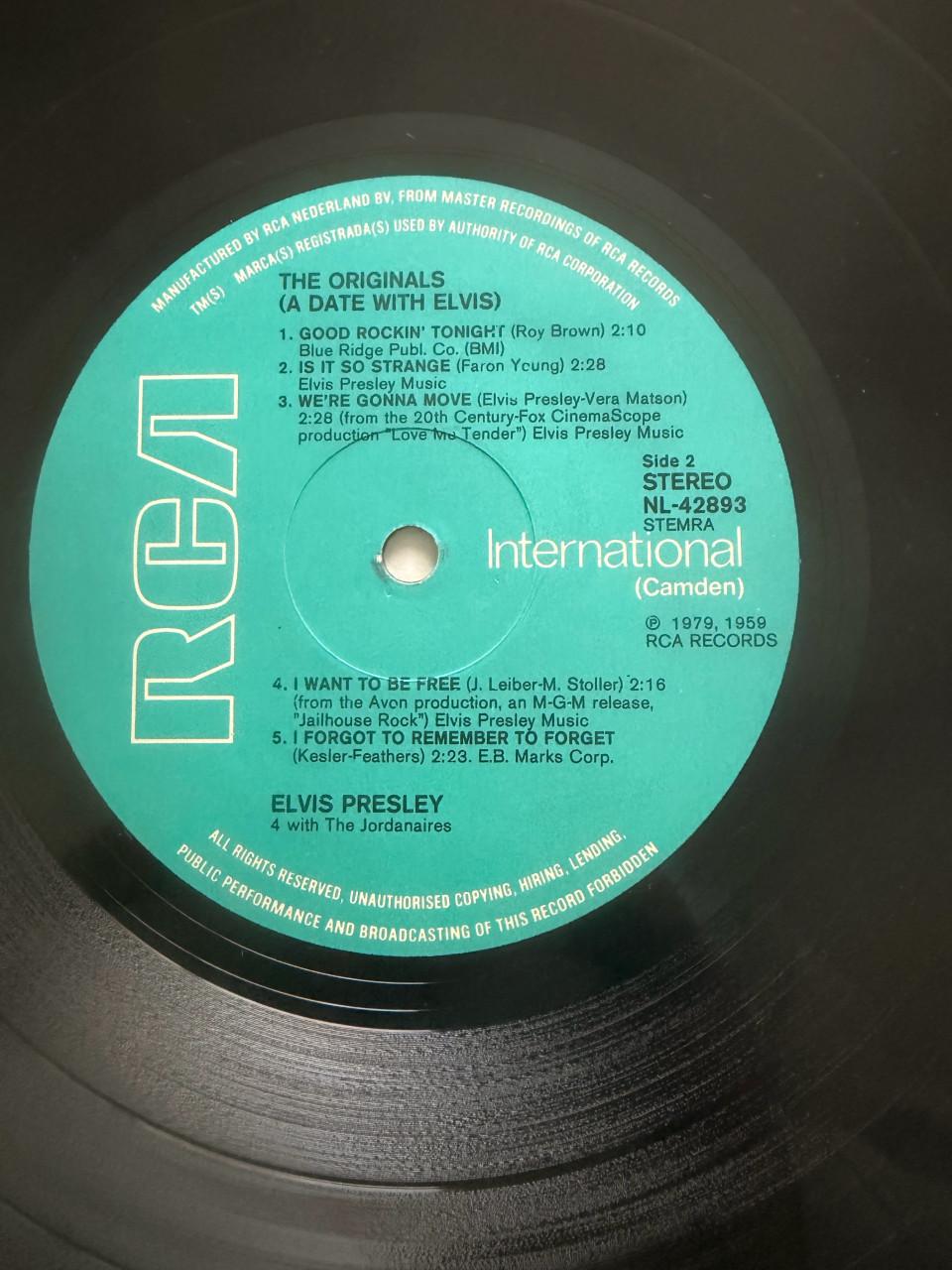 LP A Date with Elvis 1979