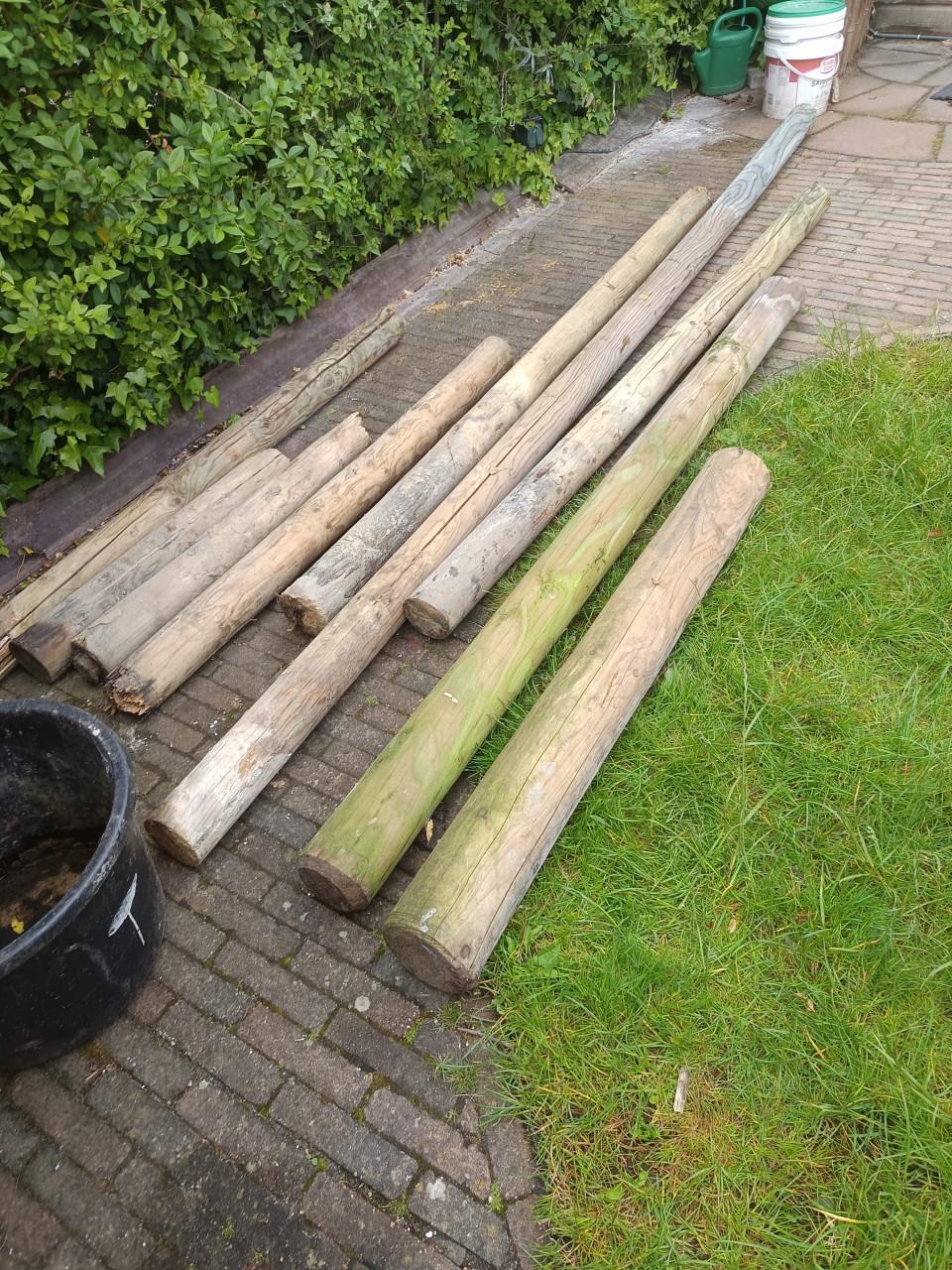 Tuinpalen diverse afmetingen