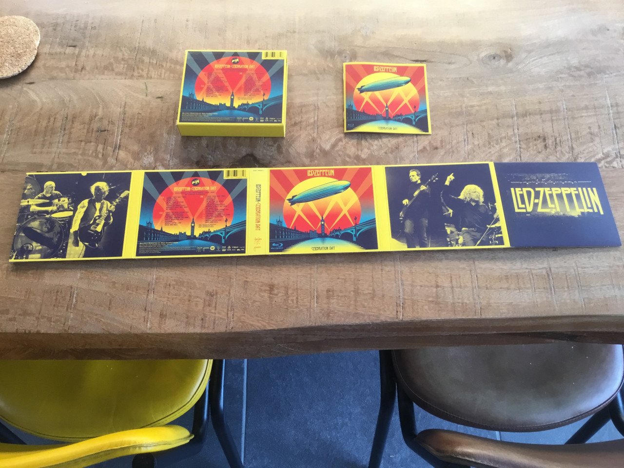 Led Zeppelin Celebration Day 2cd+blueray+dvd met extra’s.