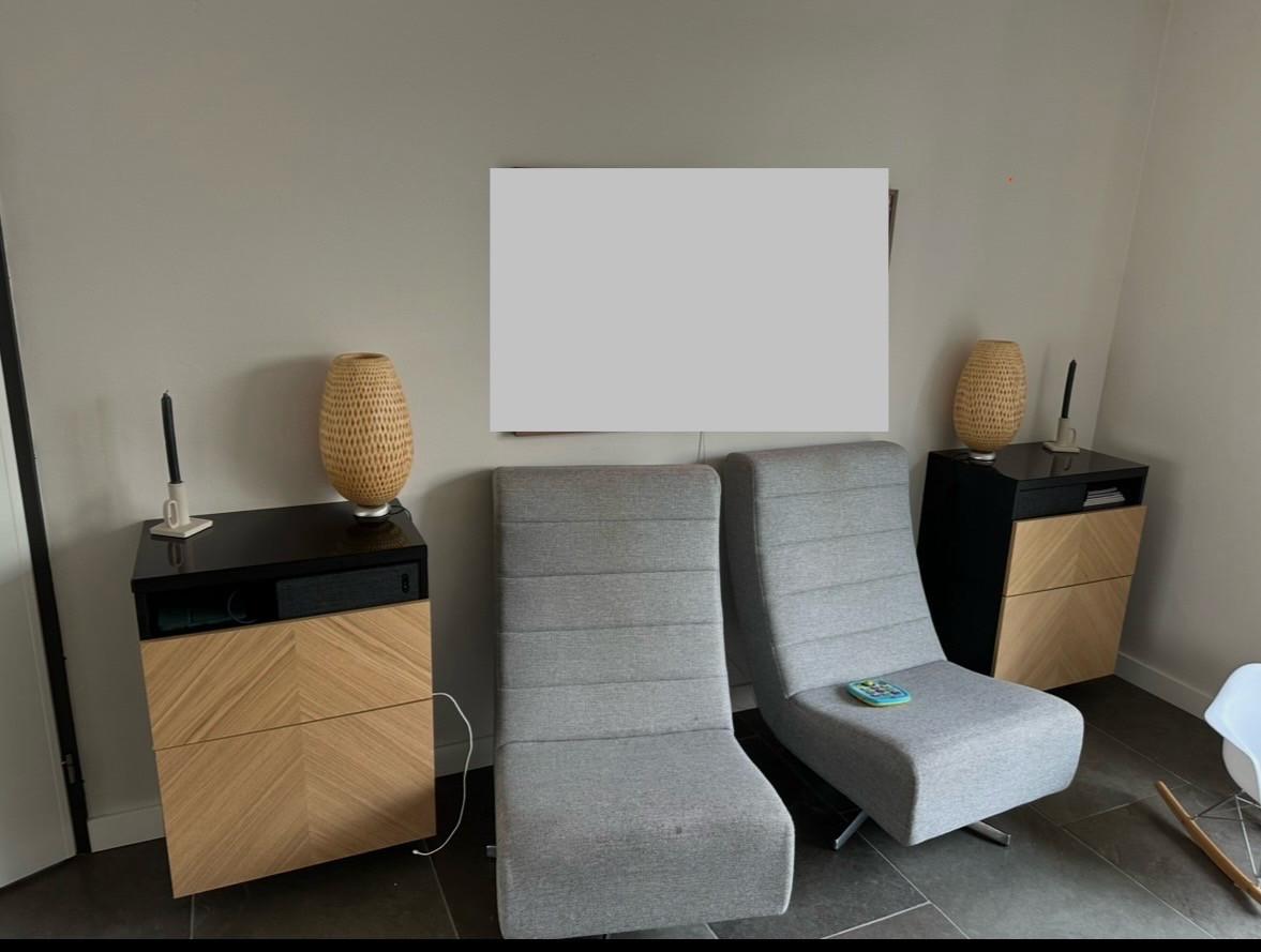 2 draaibare grijze fauteuils