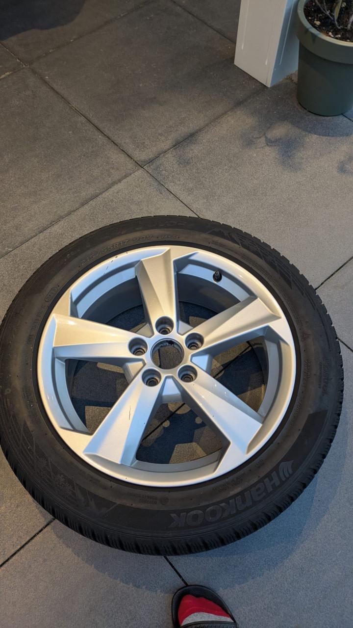 Winterbanden met velg