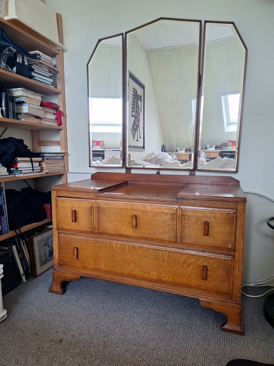 Vintage kaptafel/ dressoir