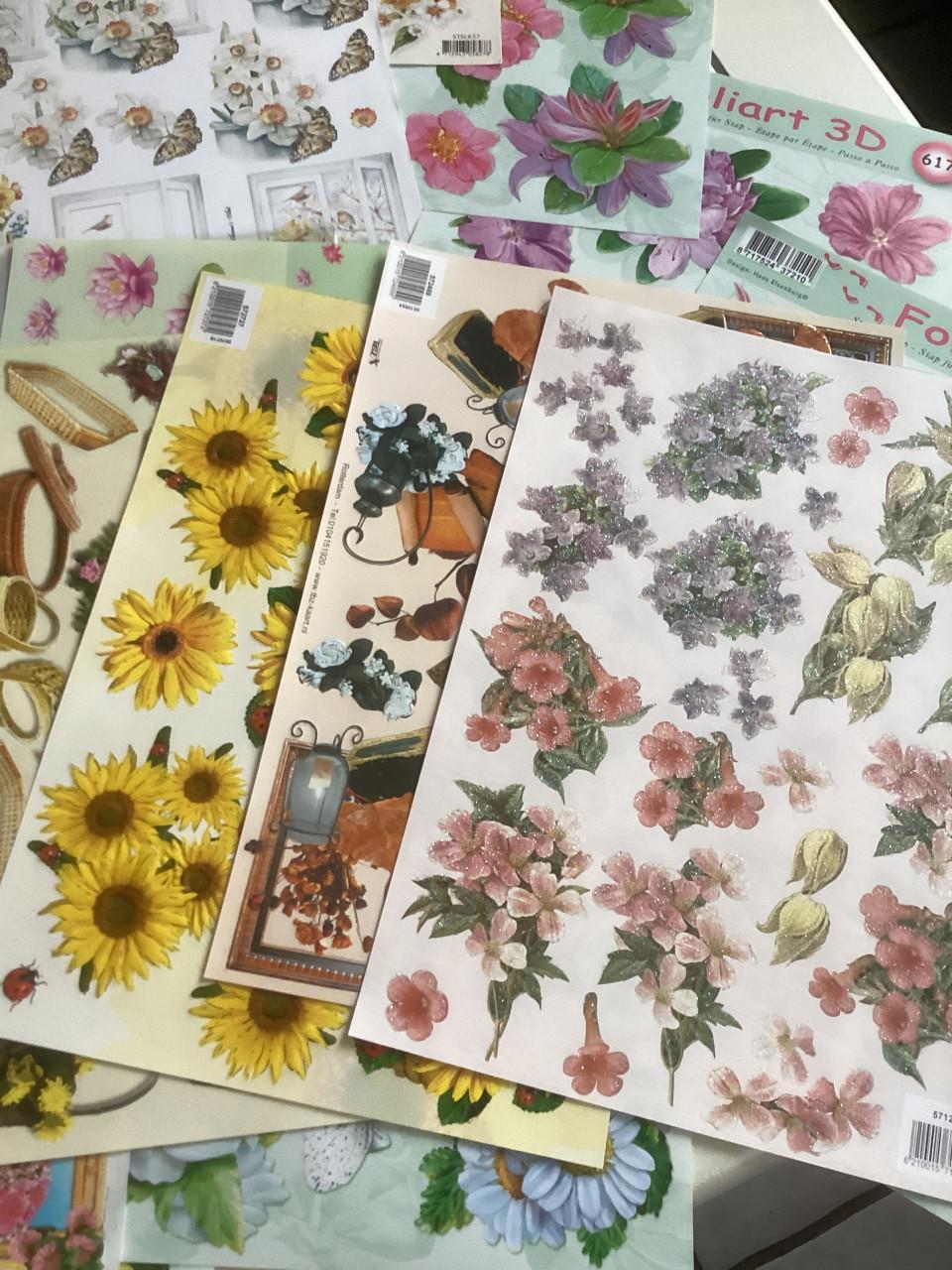 33 knipvellen bloemen
