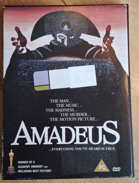DVD Amadeus, the man, the music, the madness, the murder, the motion pict.