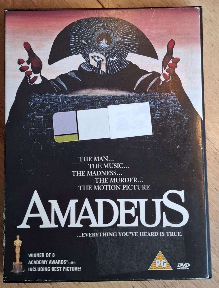 DVD Amadeus, the man, the music, the madness, the murder, the motion pict.