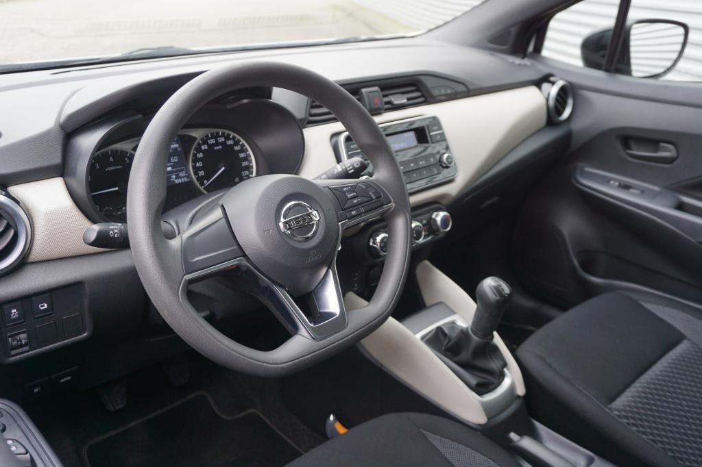 Nissan Micra 1.0l visia+ airco / cruise / bt / elektr. ramen / lm velgen / 