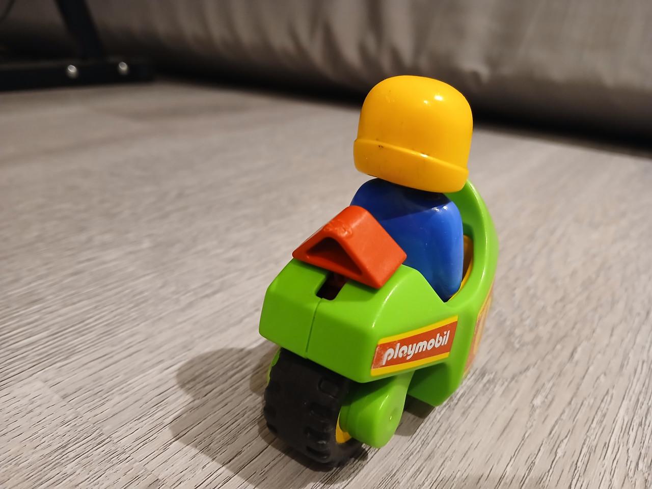 123 playmobil motor + coureur, voor Sinterklaas?